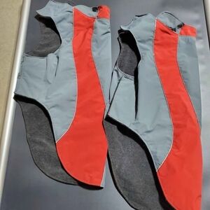Kakadu Dog Two-Tone Jacket - Red and Gray